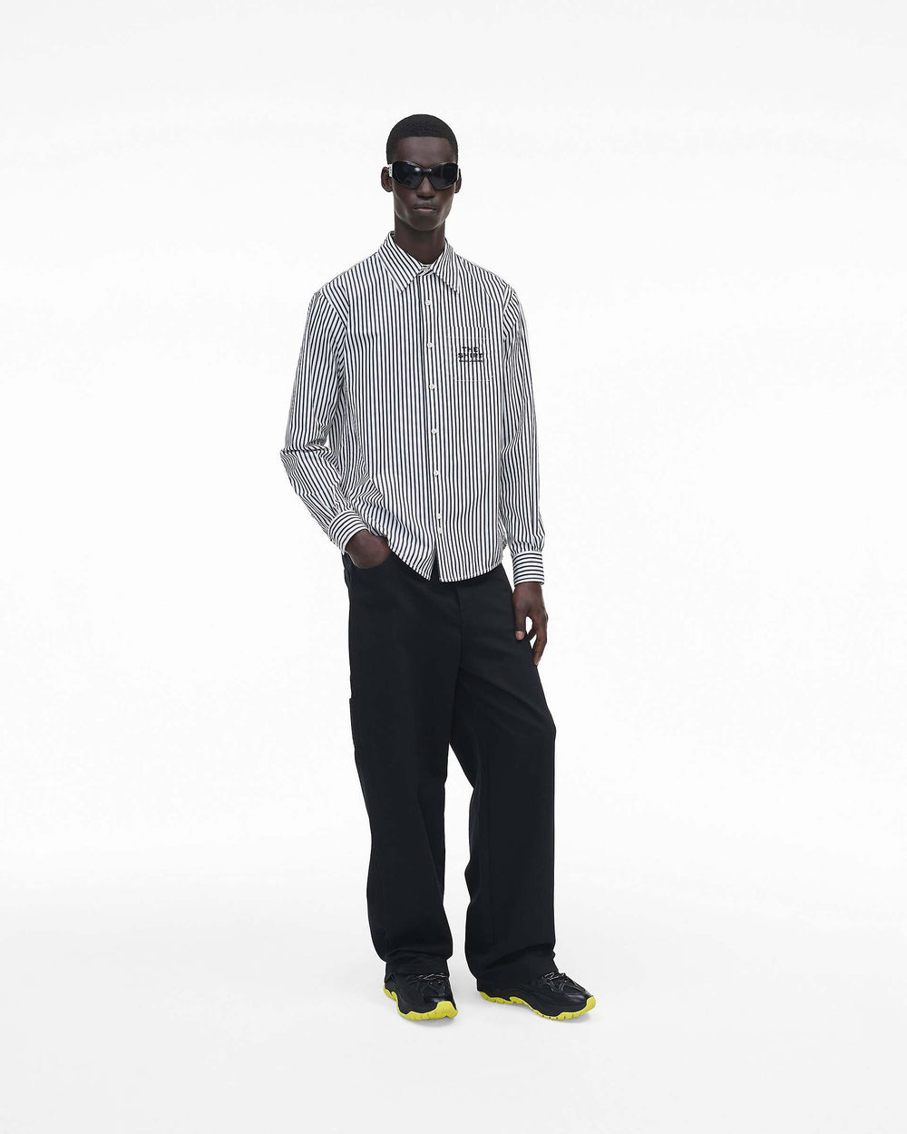 The Striped Shirt - Black/White | Marc Jacobs online