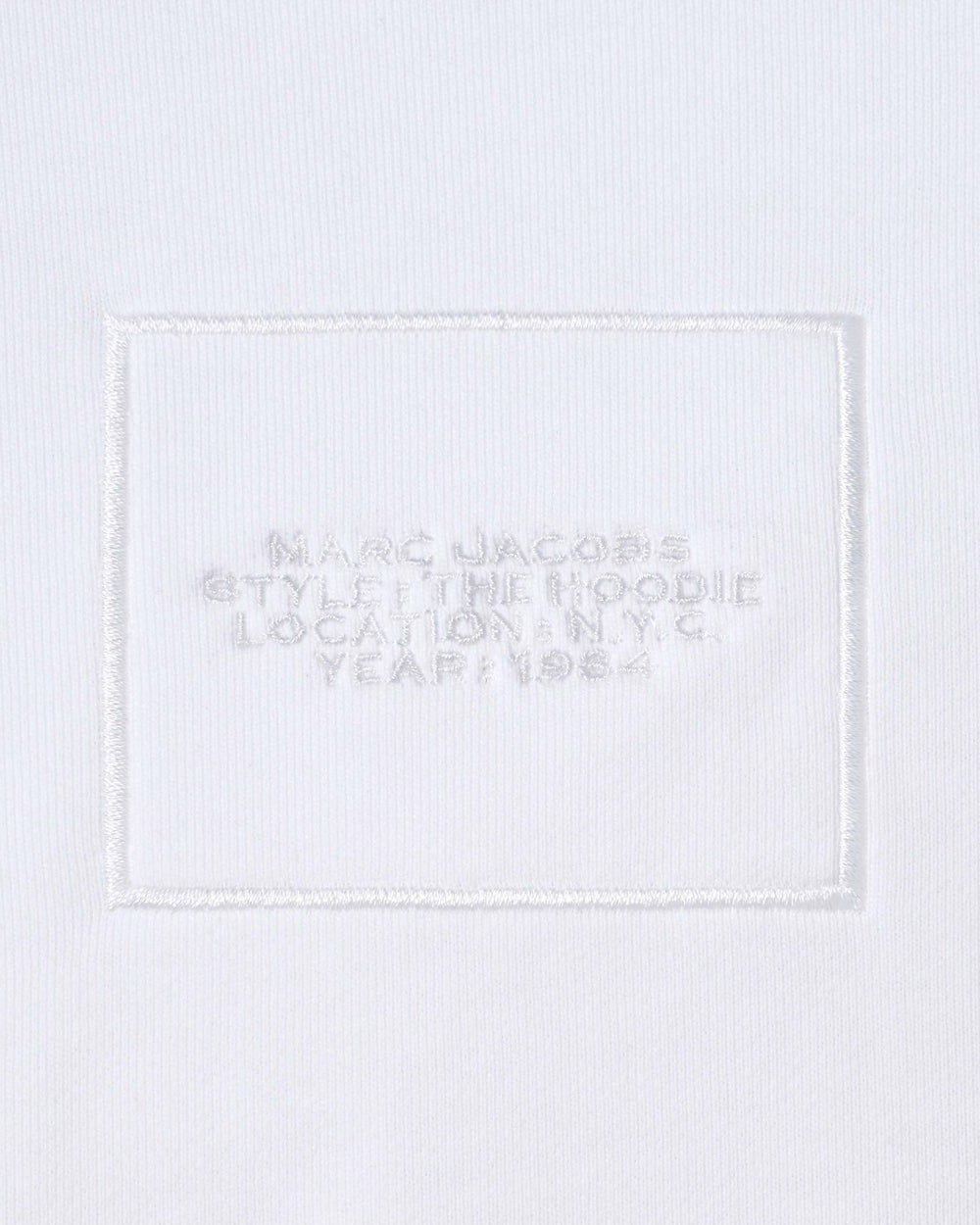 The Hoodie - White | Marc Jacobs for sale