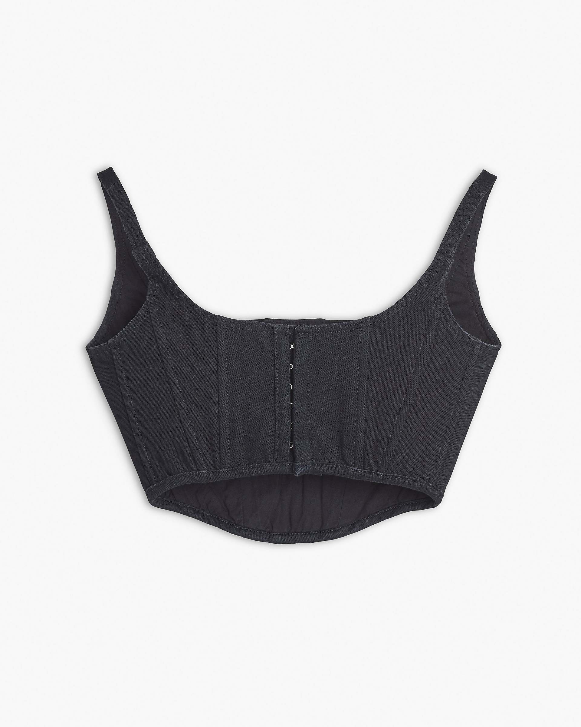 The Denim Bustier - Black | Marc Jacobs on sale