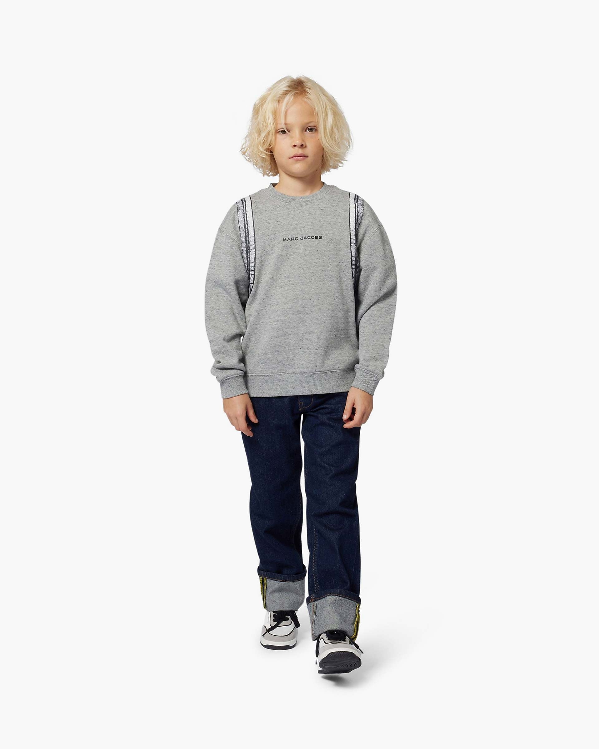 The Trompe Loeil Sweatshirt - Grey | Marc Jacobs discount