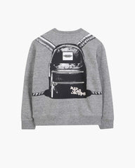 The Trompe Loeil Sweatshirt - Grey | Marc Jacobs discount