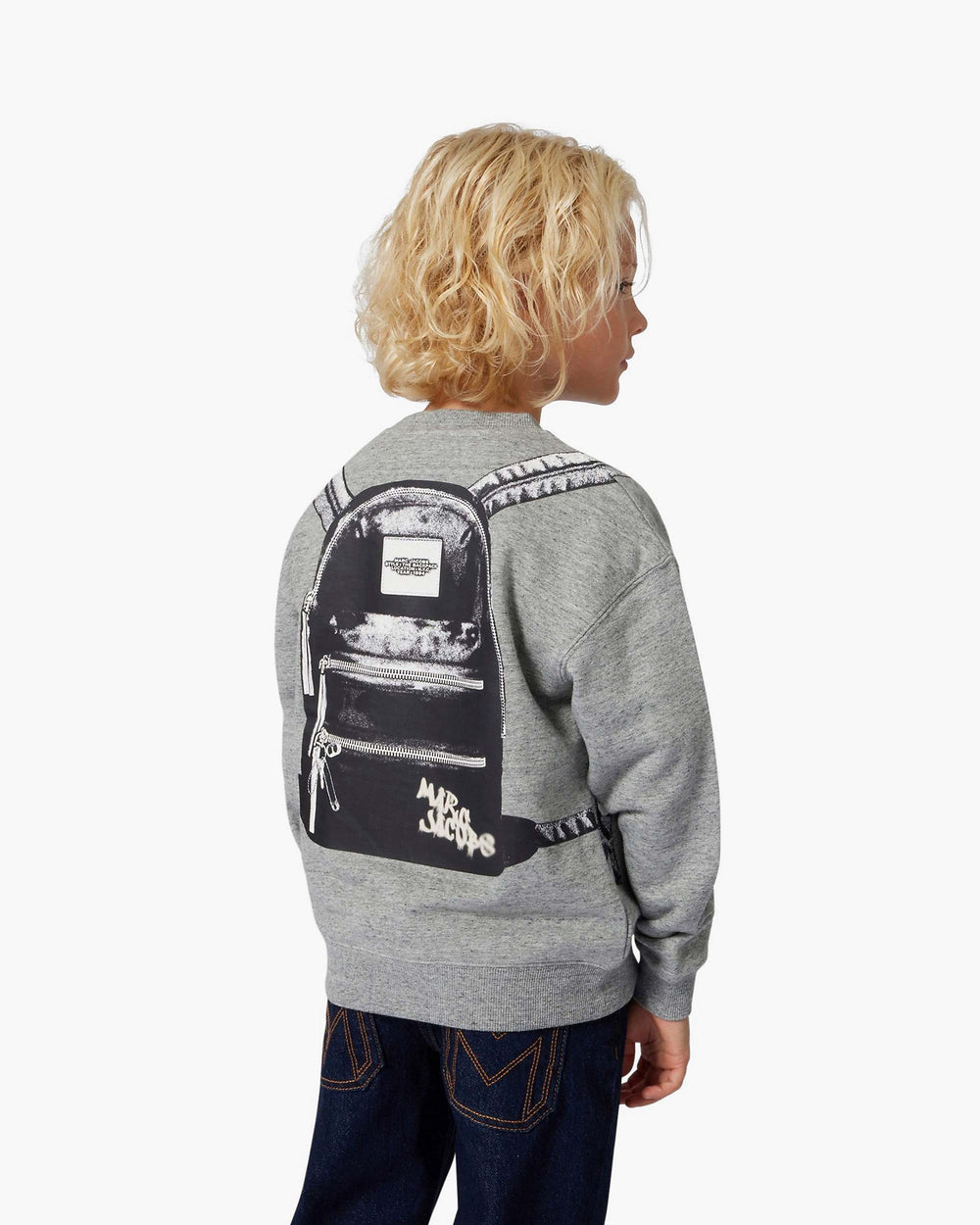 The Trompe Loeil Sweatshirt - Grey | Marc Jacobs discount