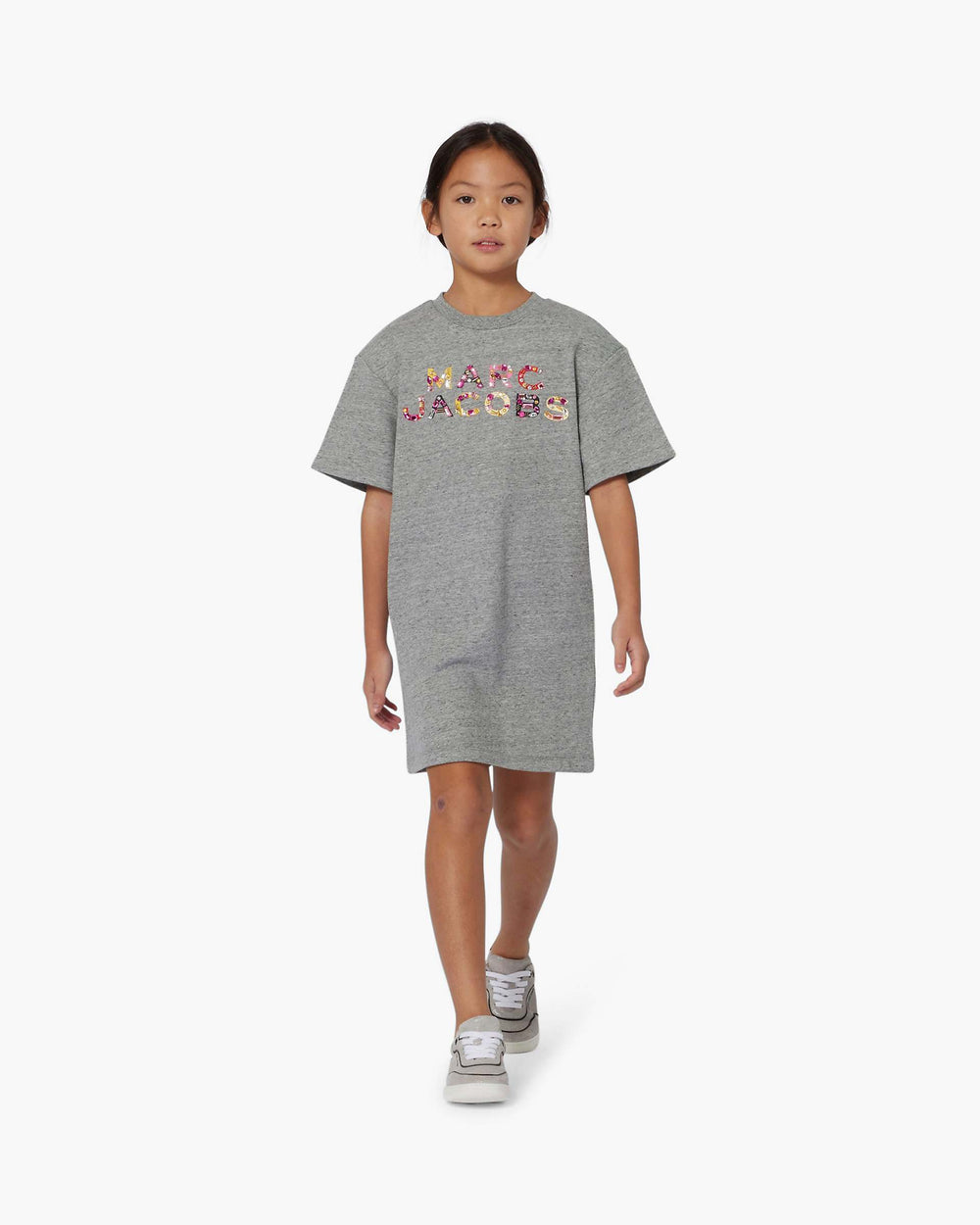 The Gem Logo Dress - Grey | Marc Jacobs online