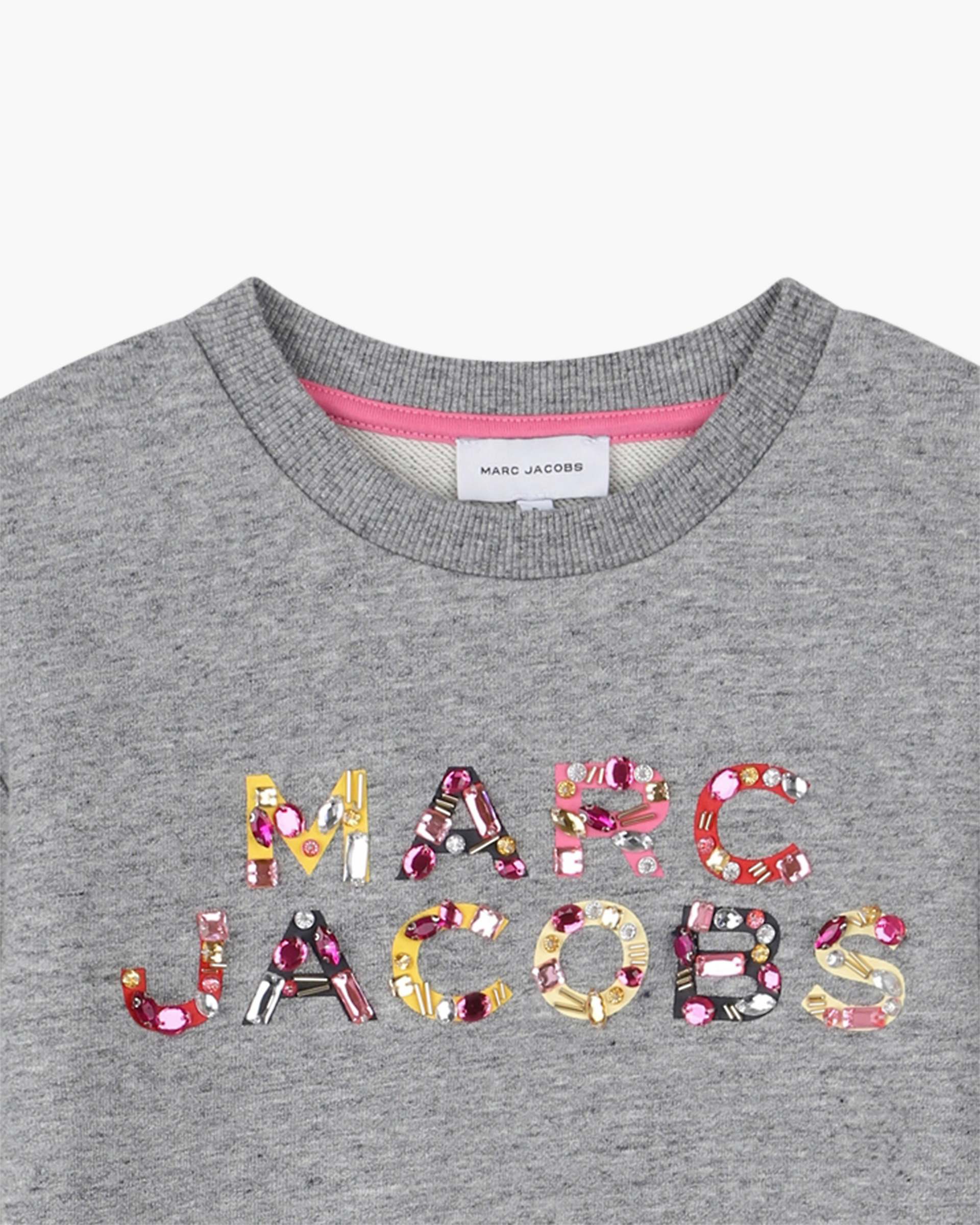The Gem Logo Dress - Grey | Marc Jacobs online