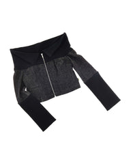 Denim And Rib Top - Black | Marc Jacobs for sale