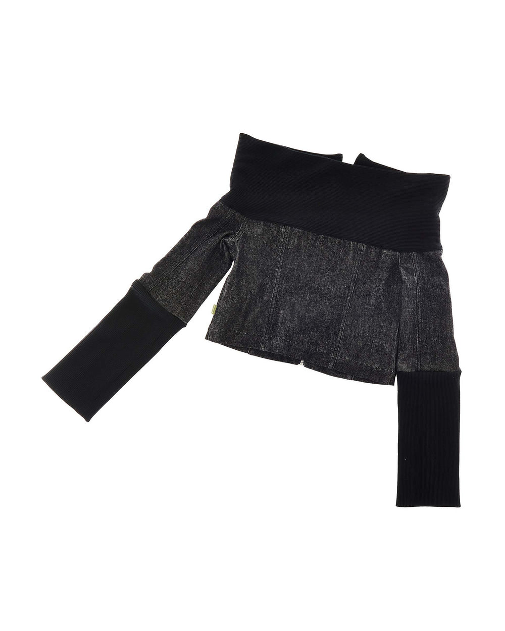 Denim And Rib Top - Black | Marc Jacobs for sale
