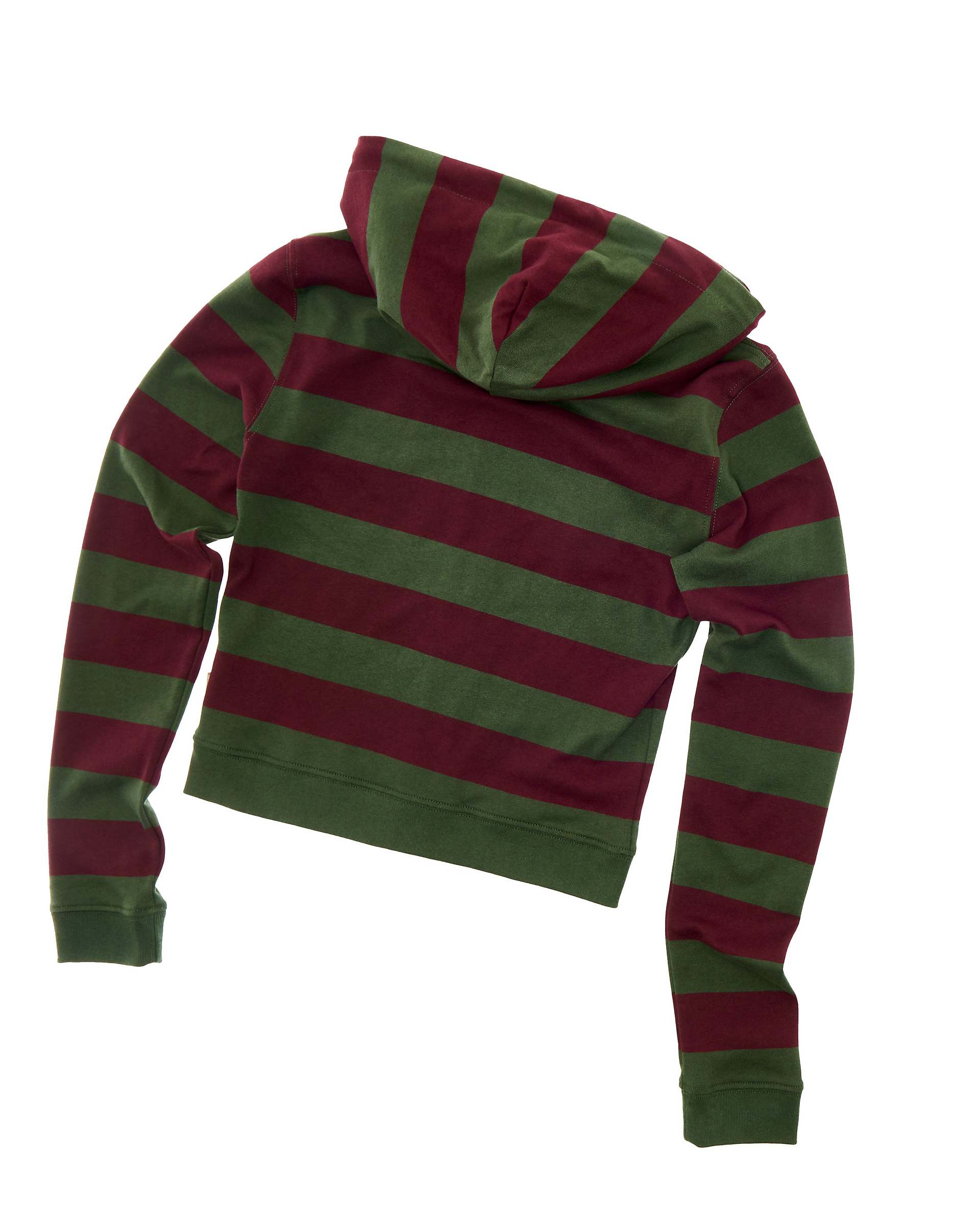 Fitted Stripe Zip-Up Hoodie - Green/Red | Marc Jacobs on sale