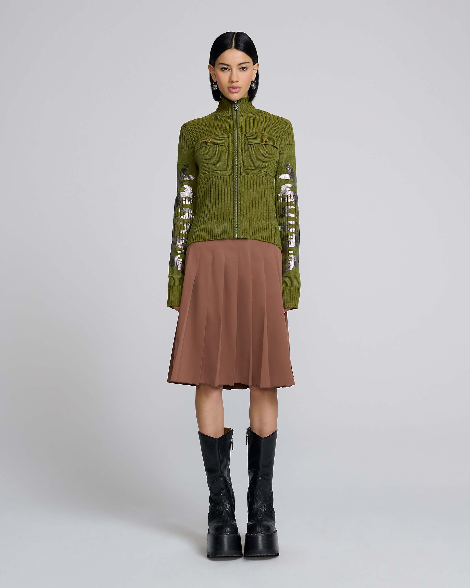 Pleated Skirt - Brown | Marc Jacobs for sale
