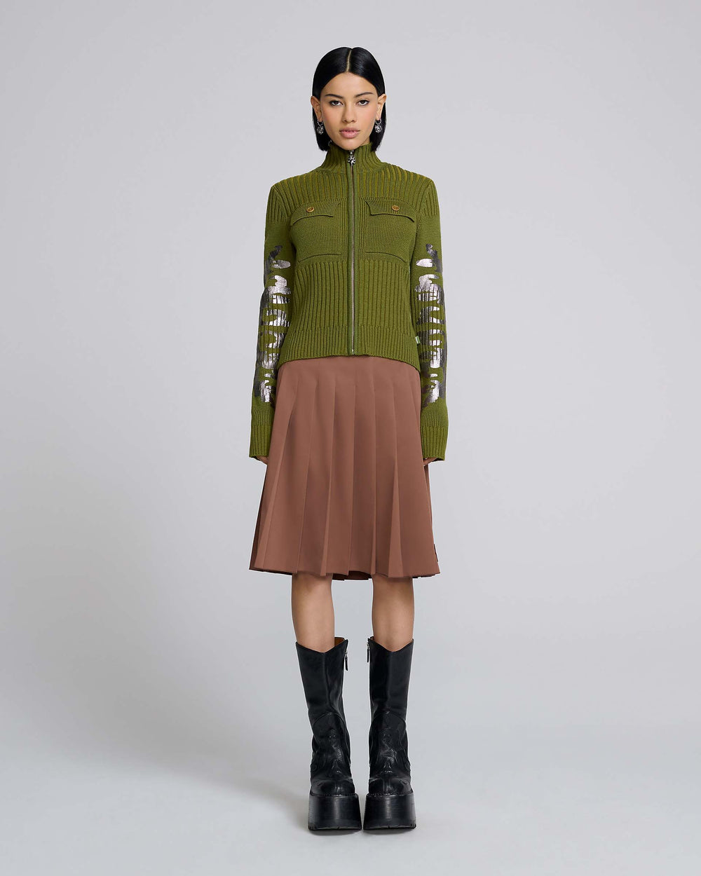 Pleated Skirt - Brown | Marc Jacobs for sale