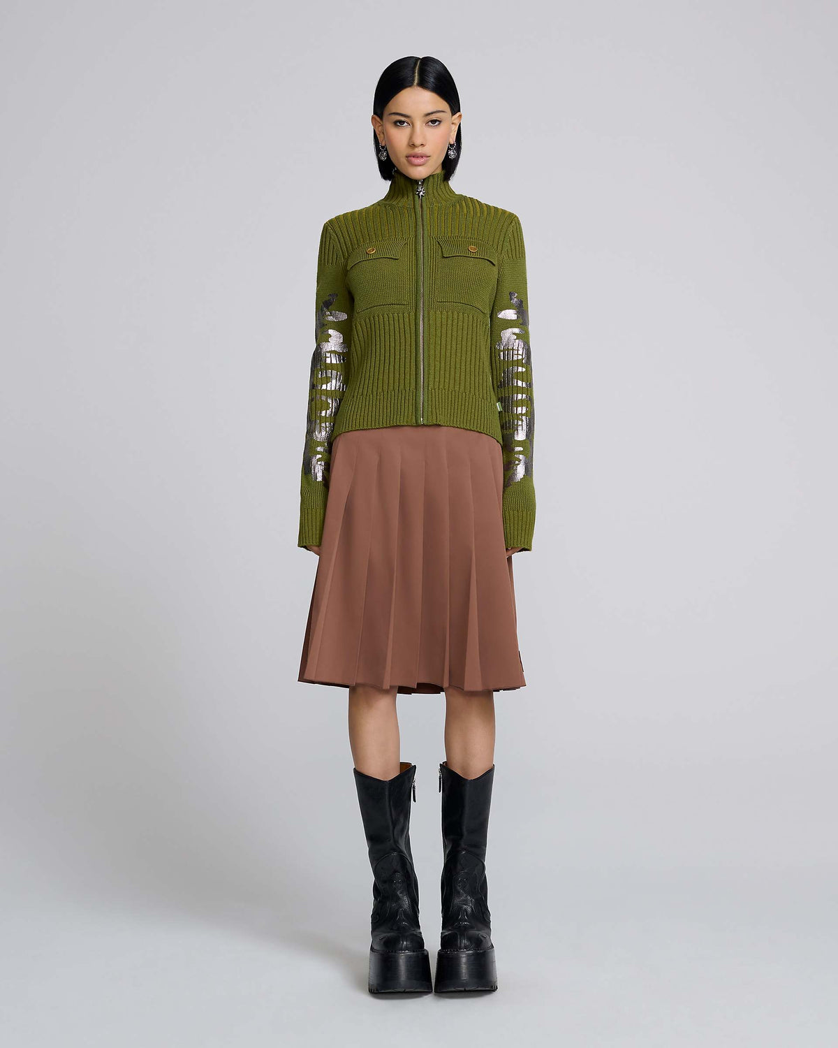 Pleated Skirt - Brown | Marc Jacobs for sale