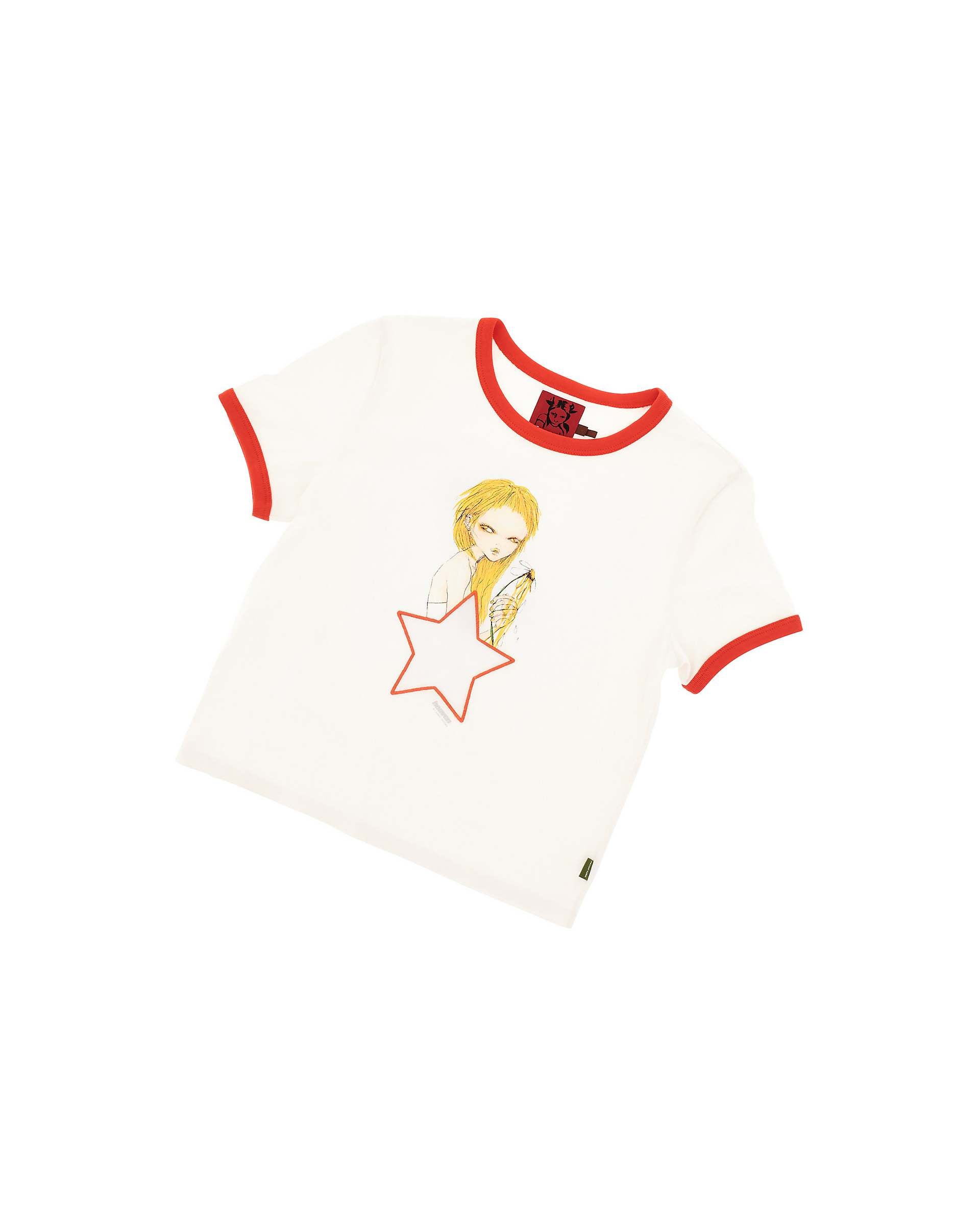 Eri Star Mesh Baby Tee - Chalk | Marc Jacobs online