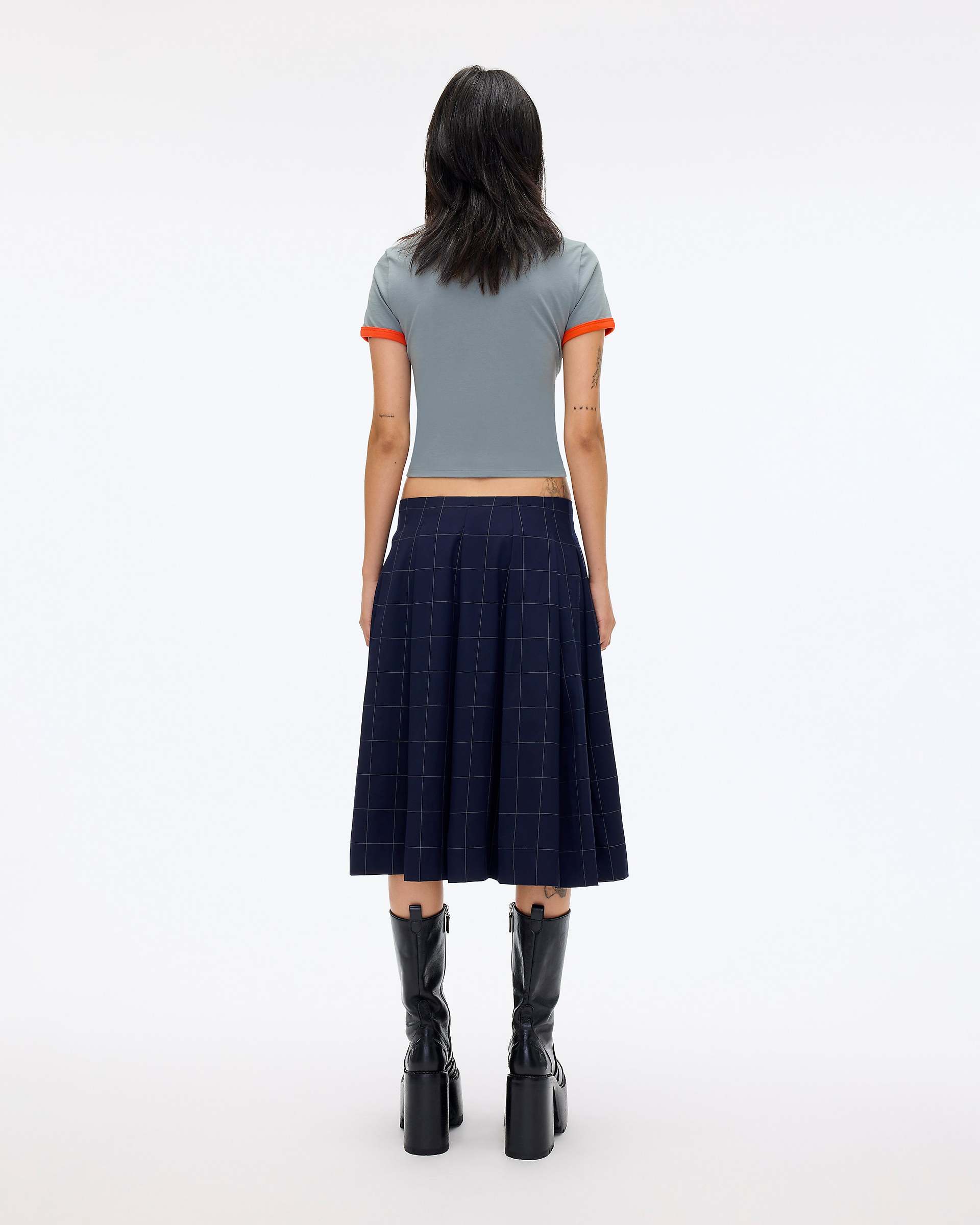 Heaven Logo Baby Tee - Grey | Marc Jacobs US