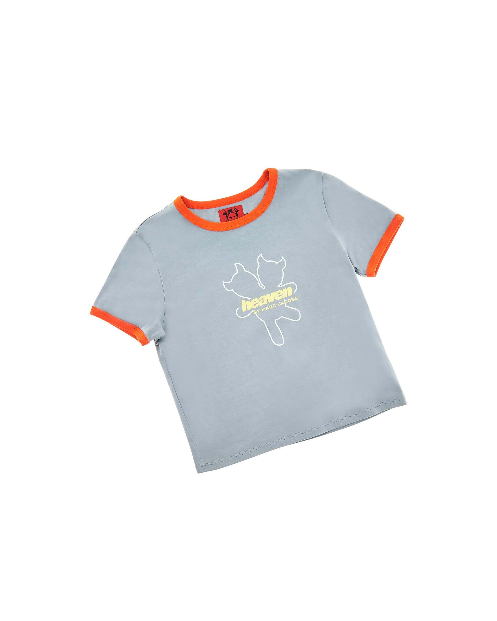 Heaven Logo Baby Tee - Grey | Marc Jacobs US