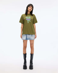 Heaven Logo T-Shirt - Green | Marc Jacobs online