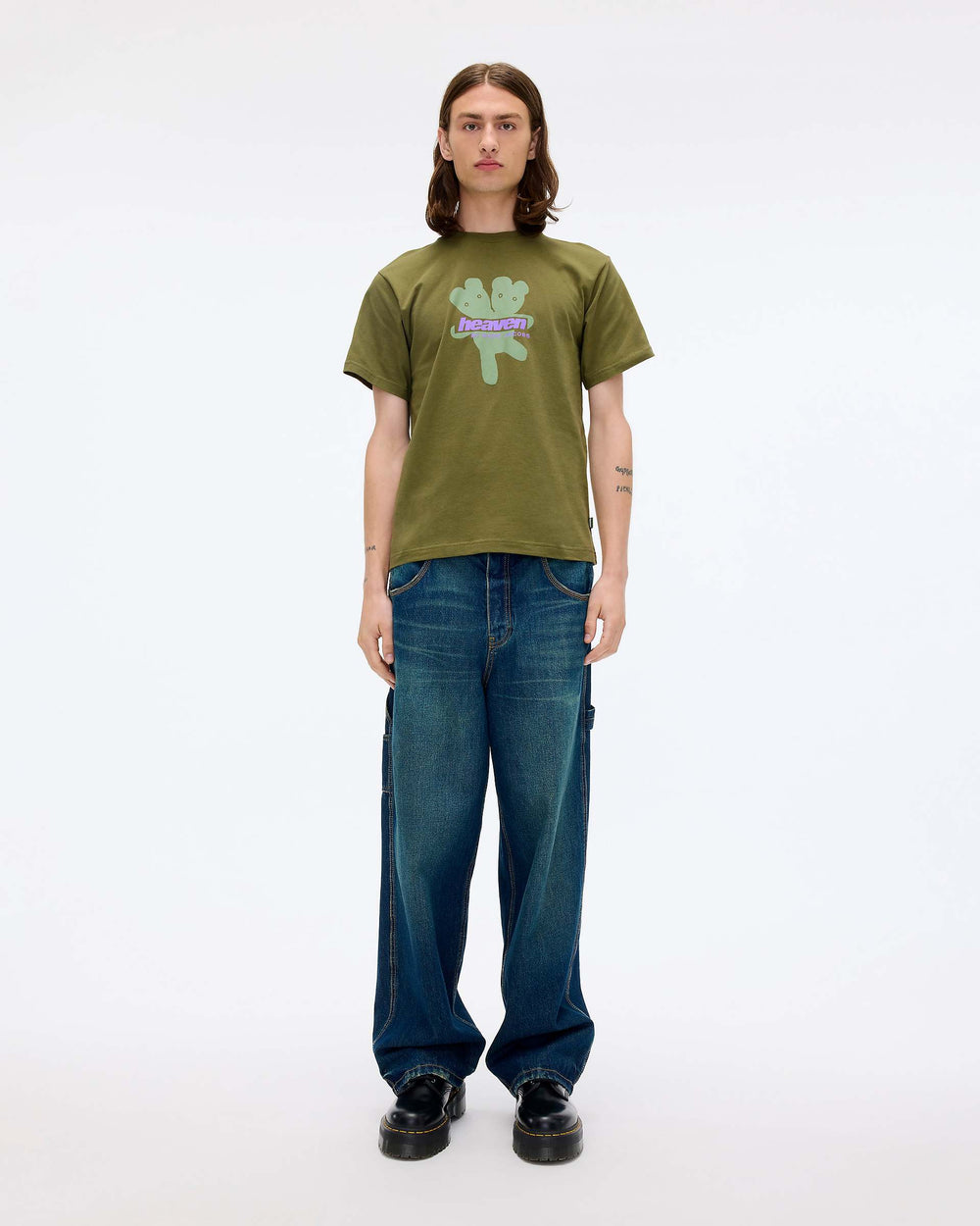 Heaven Logo T-Shirt - Green | Marc Jacobs online